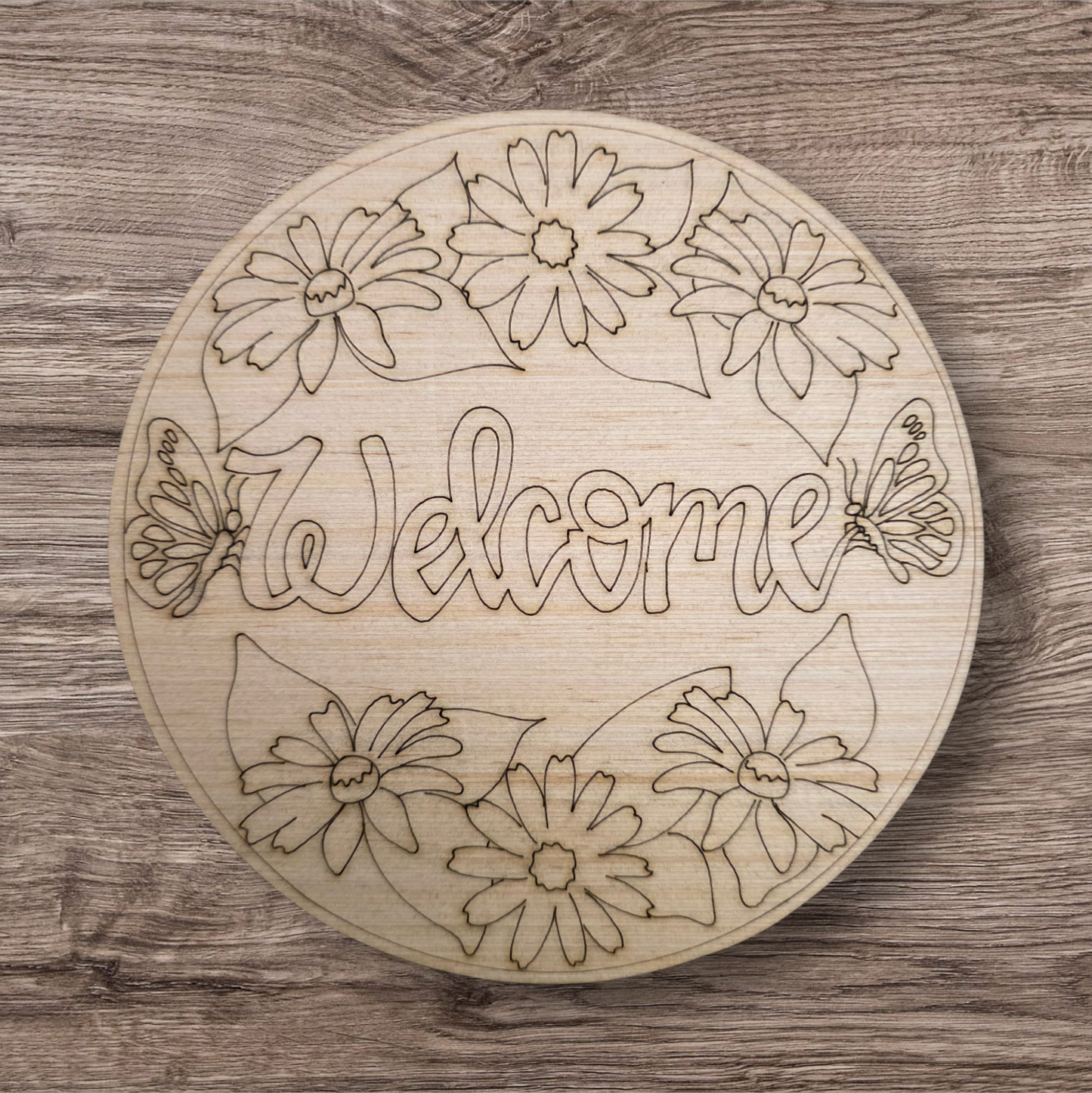 Butterfly Welcome Round (RA163)