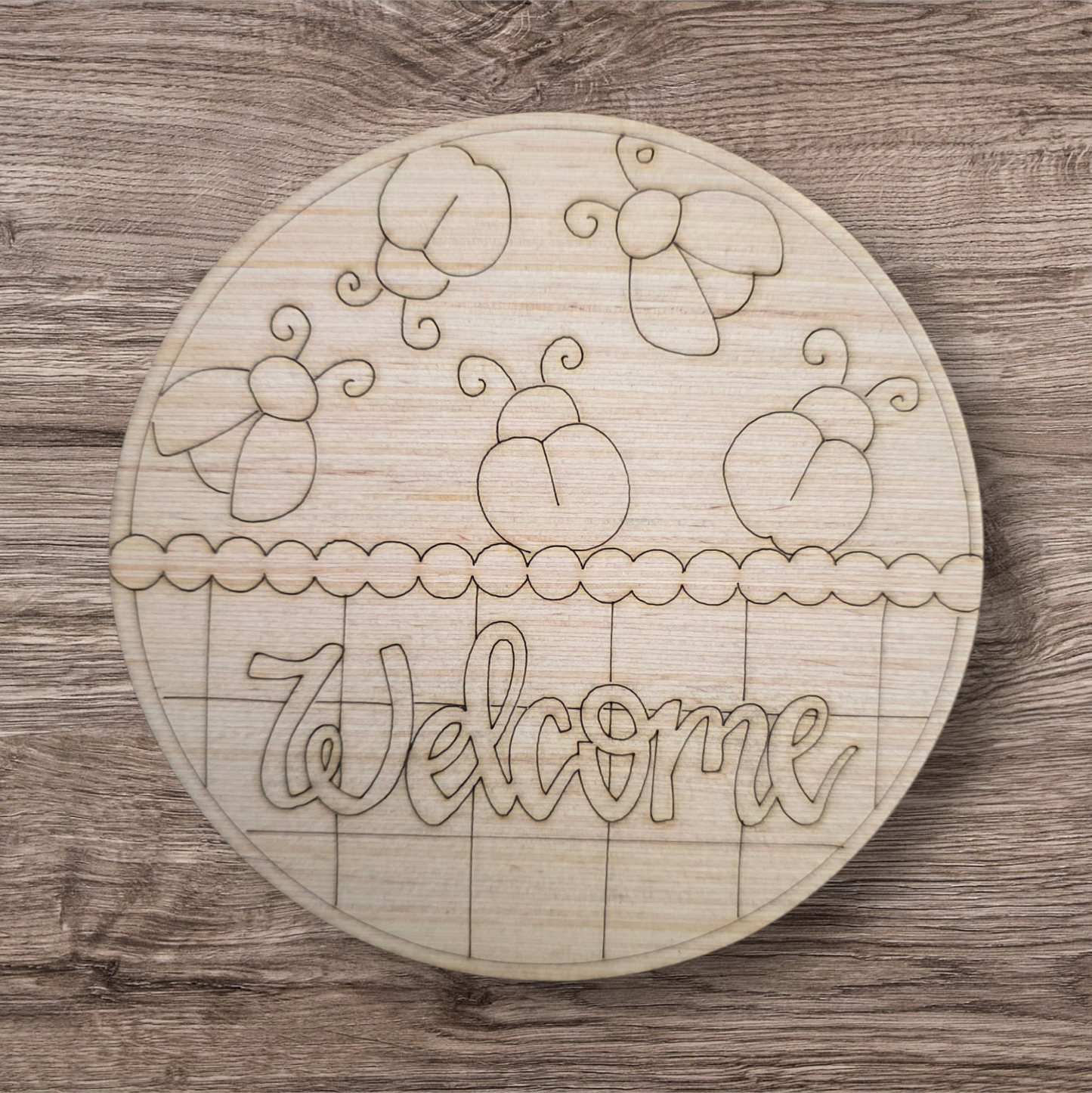 Lady Bug Welcome Round (RA168)