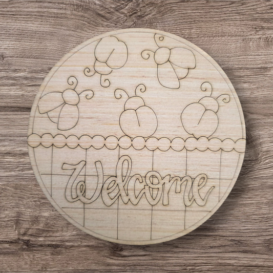 Lady Bug Welcome Round (RA168)