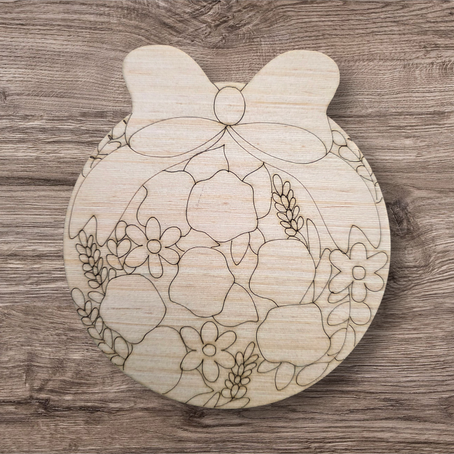 Floral Bow Round (RA164)