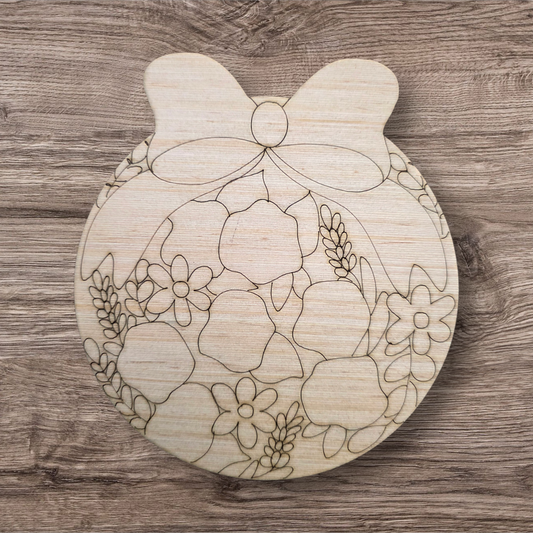 Floral Bow Round (RA164)